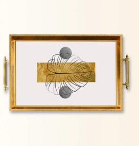 Üveg tálca, 38×24 cm – TPEA9832