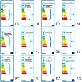 Ezüst állólámpa 200 cm 5 db e14 típusú foglalattal
