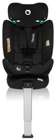 Lionelo - Forgatható gyerekülés alappal BRAAM AIR i-Size 40-150 cm Black Carbon