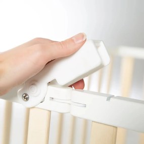 Fehér-natúr színű járóka 100x75 cm – Roba