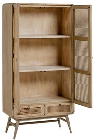 Natúr színű mindifa ruhásszekrény 90x175 cm Nalu – Kave Home