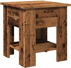 vidaXL antik fa színű szerelt fa dohányzóasztal 40x40x42 cm