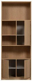 Natúr színű moduláris könyvespolc tölgyfa dekorral 157x199 cm Modulair – vtwonen