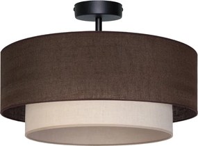 Brilagi - LED felületre szerelhető csillár BOHO ECO 1xE27/10W/230V Ø 40 cm barna/krémszínű