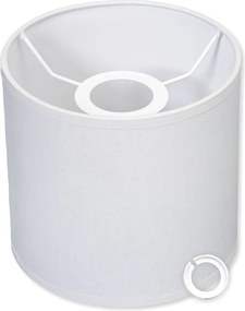 Lámpaernyő Világosszürke 20/20 cm univerzális Henger lámpabúra