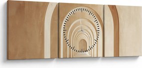 Kép - Bézs átjáró (órával) (90x30 cm)