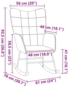 Relaxáló Szék Krém Színű Gyapjú Szerű Szövet