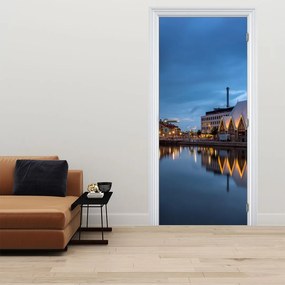 Fotótapéta ajtóra - Vízcsatorna - Göteborg (95x205cm)