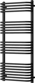 Mexen Apollo 1210 x 550 mm-es fürdőszobai radiátor, 641 W, fekete - W117-1210-550-00-70
