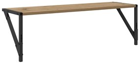 vidaXL Falpolcok 2 pcs Artisan tölgy 80 x 25 x 25,5 cm Faanyag