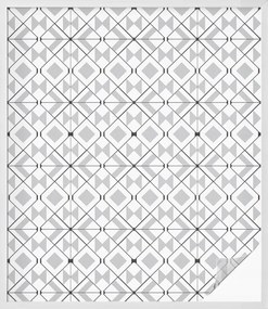 Öntapadós ablakfólia adatvédelem Geometrikus minták 100x116