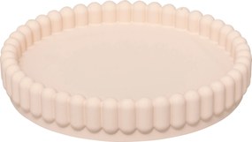 Szappantartó Kerek Rózsaszín Dekoratív Fürdőszobai Bonbon Átm. 11 CM