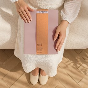 Törtrózsaszín dimout (részleges sötétítő) függöny 140x250 cm Carli Tie – Restilo