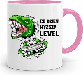 Rózsaszín Vicces Bögre Vicces Minden Nap Felső Nyomtatott Fotóval