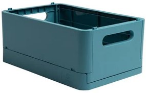 Tárolódoboz, A5+, összecsukható, EXACOMPTA Skandi, óceánkék (EX27134D)