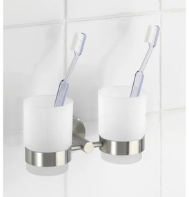 WENKO 19638100 - BOSIO MATT fogkefetartó 17,5x9,5 cm rozsdamentes acél/ezüst