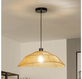 Brilagi - LED csillár zsinóron CERIA BOHO 1xE27/40W/230V átm. 50 cm barna