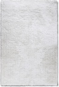 Shaggy plüss szőnyeg nappaliba 160x230cm, vastag fehér sűrű puha