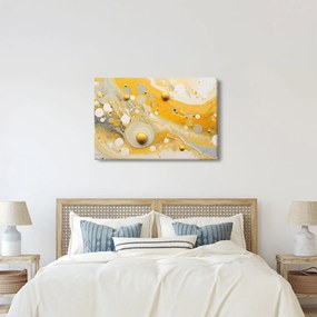 Kép - Absztrakt háttér arany díszítéssel (90x60 cm)