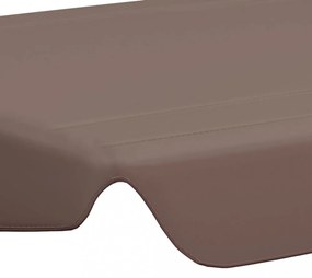 barna csere ponyva kerti hintaágyhoz 188/168 x 145/110 cm