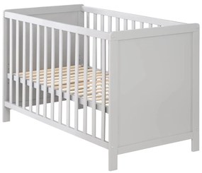 Világosszürke babaágy 60x120 cm – Roba