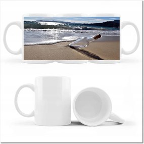 Nyomott mintás bögre Dugós palack Térkép