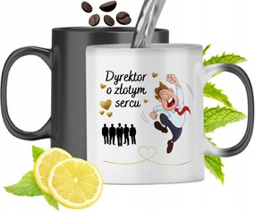 Mágikus Bögre Az Igazgató Számára Színváltós, fényképes nyomtatással