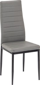 Tino NOVA Étkezőszék szürke-fekete színben