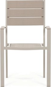 Kerti bútor garnitúra 156x78x74 cm, polywood, bézs, AZS-B1656 CRM