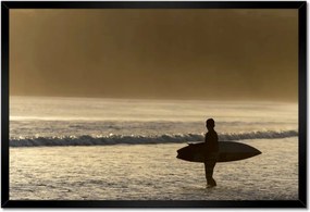Poszterek keretben 60x40 Surfer playa venao