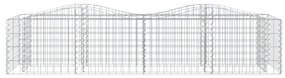 íves horganyzott vas gabion magaságyás 200x50x50 cm