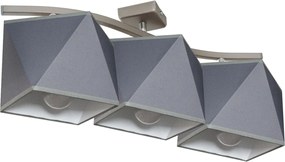 Mennyezeti függőlámpa Lámpabúra 3D Hullám 3 Led