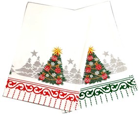 Christmass tree konyhai edénytörlő 2 db