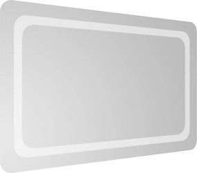 vidaXL LED-es fürdőszobatükör 50x80 cm