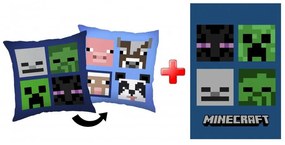 Minecraft Párna És Takaró Szett