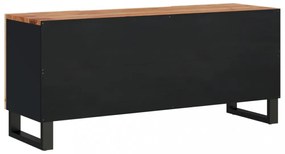 tömör akácfa és szerelt fa TV-szekrény 105 x 33,5 x 46 cm