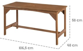 Gyerek kerti bútorszett 4 db-os Outdoor + – Roba