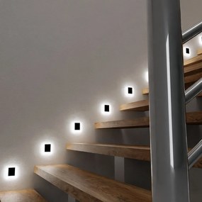 Eko Light CAPRI EKS641 Beépíthető lépcsőházi lámpa 1x0.6W/LED 4000K 15lm IP20