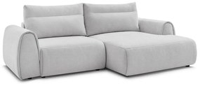 Világosszürke sarokkanapé Aden – Bobochic Paris