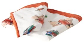 Karácsonyi macis takaró 200x150 cm polyester