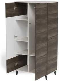 Random 2 S-1 szekrény kasmír/dió