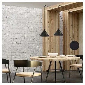 Csillár zsinóron ABRAMO 2xE27/15W/230V fekete