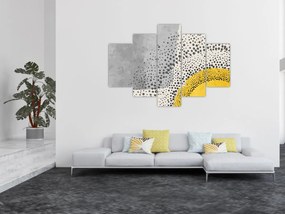 Kép - N⁰3 strand absztrakt festménye (150x105 cm)