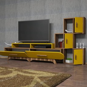 Flora S - Walnut, Yellow