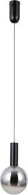 ITALUX PND-34378-1S-BK STRELA Egyágú Függesztett Lámpa Fém LED IP20