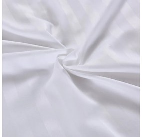 JASMINE fehér mikroszálas hotel ágynemű - 2 cm csíkos Ágyneműhuzat mérete: 70 x 90 cm | 140 x 220 cm