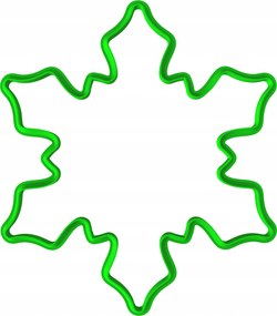 Karácsonyi Mézeskalács Forma Karácsonyi Nagy Hópehely 20cm