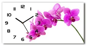 Vízszintes üvegóra Rózsaszín orchidea pl_zsp_60x30_f_67691978