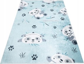 Gyerek Szőnyeg Színes 80x150 Panda Trop Fű
