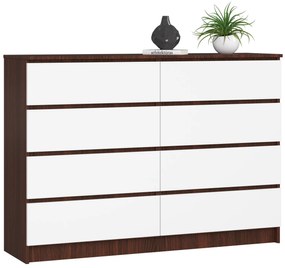 Komód Keanu III (wenge + fehér). Akció -15%. 1068681